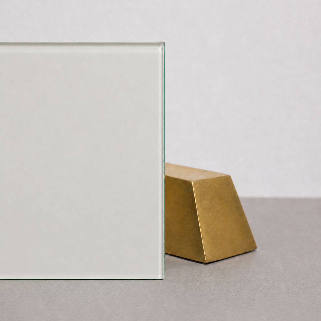 Szkło lakierowane — fotografia próbki szkła METAL LAB